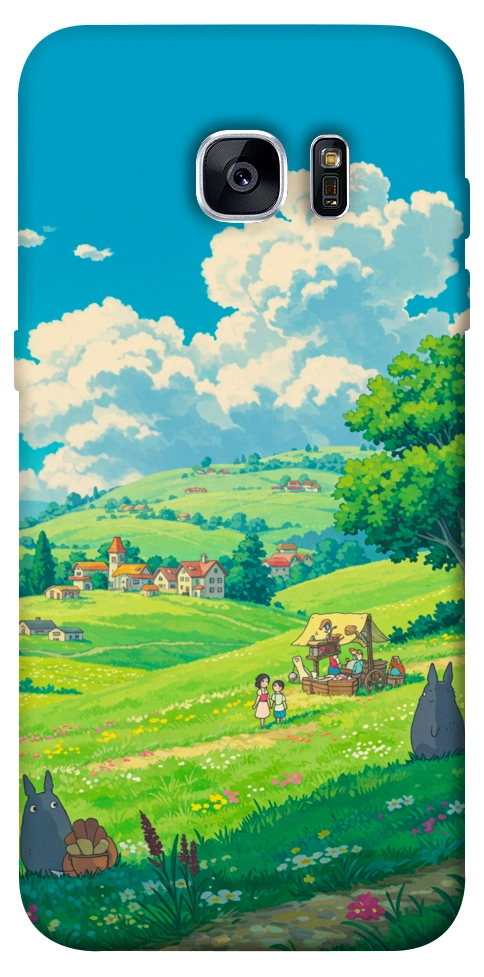 Чохол Miyazaki landscape для Galaxy S7 Edge