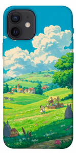 Чехол Miyazaki landscape для iPhone 12