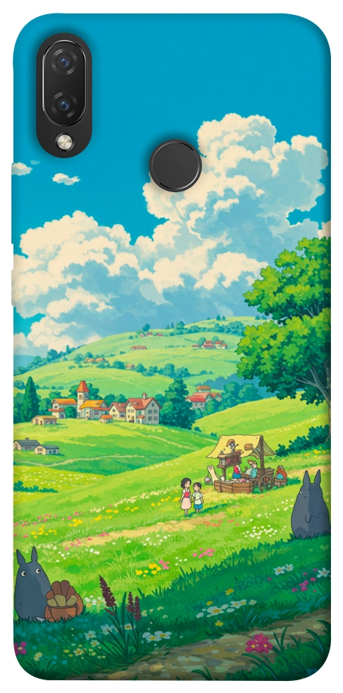 Чехол Miyazaki landscape для Huawei Nova 3i