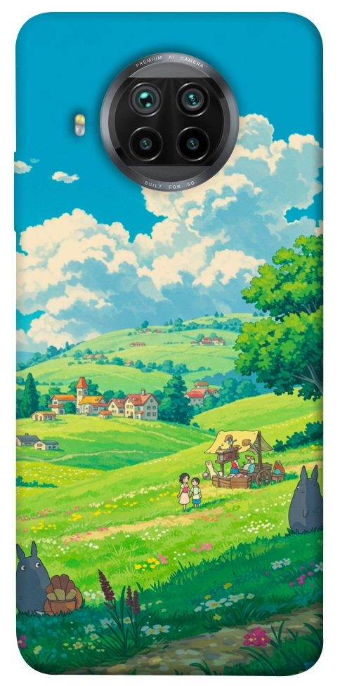 Чохол Miyazaki landscape для Xiaomi Mi 10T Lite