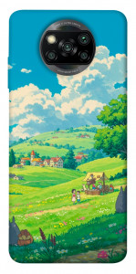 Чохол Miyazaki landscape для Xiaomi Poco X3 NFC