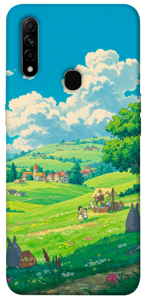 Чехол Miyazaki landscape для Oppo A31