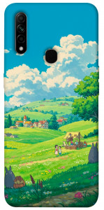 Чехол Miyazaki landscape для Oppo A31