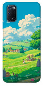 Чехол Miyazaki landscape для Oppo A72