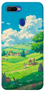 Чехол Miyazaki landscape для Oppo A12