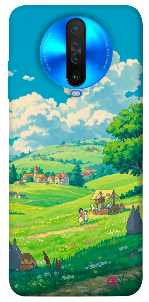 Чехол Miyazaki landscape для Xiaomi Poco X2