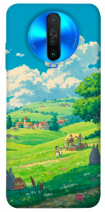 Чохол Miyazaki landscape для Xiaomi Poco X2
