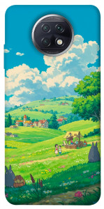 Чохол Miyazaki landscape для Xiaomi Redmi Note 9 5G