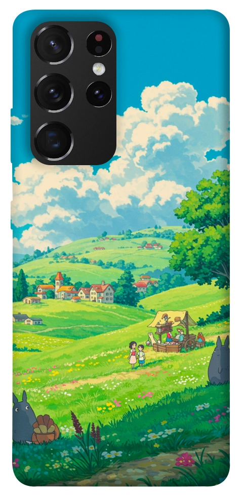 Чехол Miyazaki landscape для Galaxy S21 Ultra