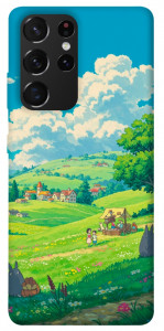 Чехол Miyazaki landscape для Galaxy S21 Ultra