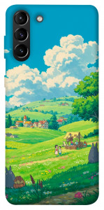 Чехол Miyazaki landscape для Galaxy S21+