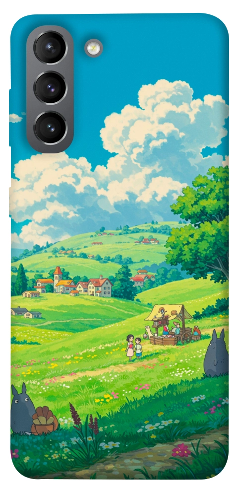 Чехол Miyazaki landscape для Galaxy S21