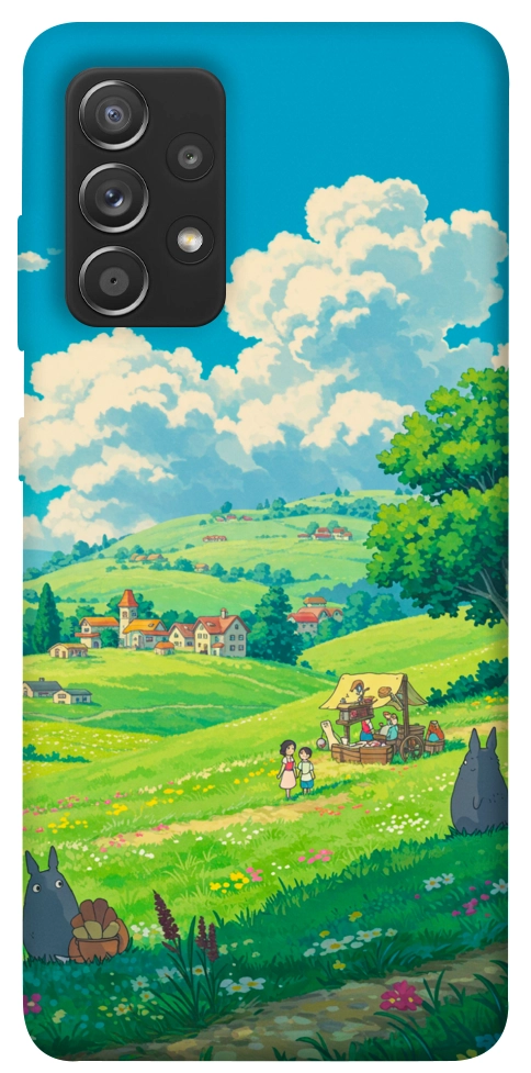 Чохол Miyazaki landscape для Galaxy A72 5G