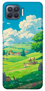 Чехол Miyazaki landscape для Oppo Reno 4 Lite