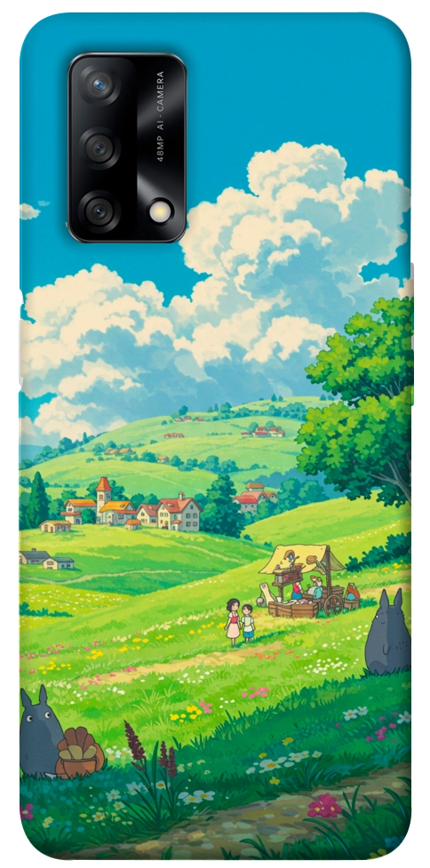 Чохол Miyazaki landscape для Oppo A74 4G