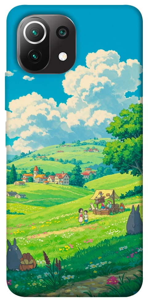Чехол Miyazaki landscape для Xiaomi Mi 11 Lite
