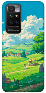 Чохол Miyazaki landscape для Xiaomi Redmi 10