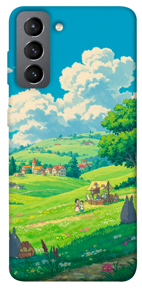Чохол Miyazaki landscape для Galaxy S21 FE
