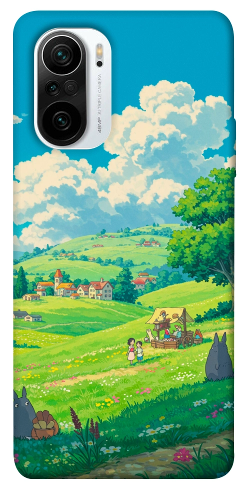 Чохол Miyazaki landscape для Xiaomi Poco F3