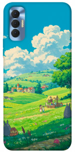 Чохол Miyazaki landscape для TECNO Spark 8P