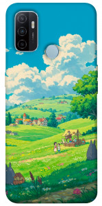 Чехол Miyazaki landscape для Oppo A33 (2020)