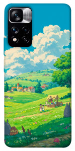 Чехол Miyazaki landscape для Xiaomi Redmi Note 11 5G