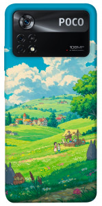 Чохол Miyazaki landscape для Xiaomi Poco X4 Pro