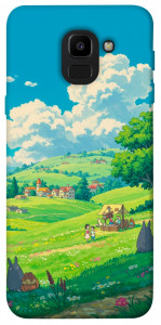 Чохол Miyazaki landscape для Galaxy J6 (2018)