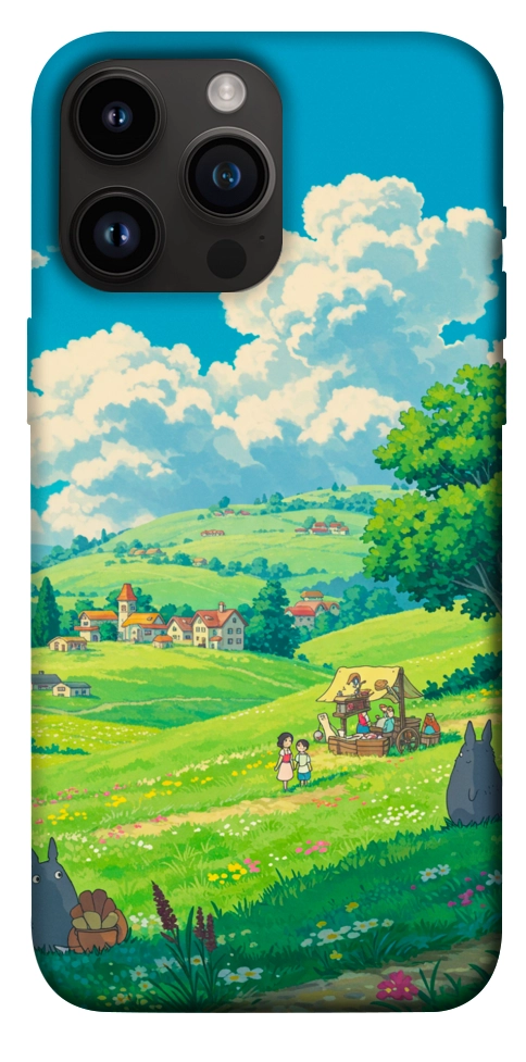 Чохол Miyazaki landscape для iPhone 14 Pro Max