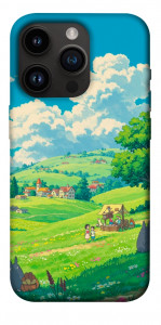 Чехол Miyazaki landscape для iPhone 14 Pro