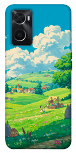 Чохол Miyazaki landscape для Oppo A76 4G