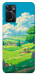 Чехол Miyazaki landscape для Oppo A76 4G