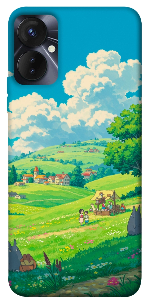 Чохол Miyazaki landscape для TECNO Spark 9 Pro