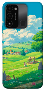 Чехол Miyazaki landscape для TECNO Spark 8C