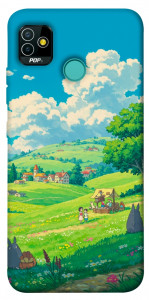 Чехол Miyazaki landscape для TECNO Pop 5