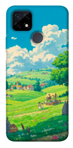 Чехол Miyazaki landscape для Realme C25Y