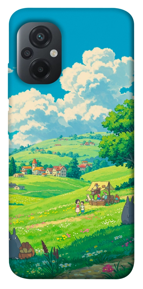 Чохол Miyazaki landscape для Xiaomi Poco M5
