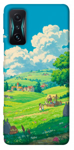 Чохол Miyazaki landscape для Xiaomi Redmi K50 Gaming