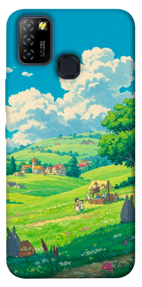 Чехол Miyazaki landscape для Infinix Hot 10 Lite
