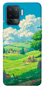Чохол Miyazaki landscape для Oppo Reno 5 Lite