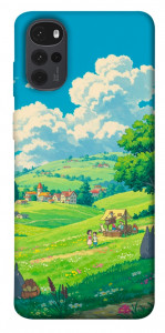 Чехол Miyazaki landscape для Motorola Moto G22