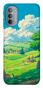 Чохол Miyazaki landscape для Motorola Moto G31
