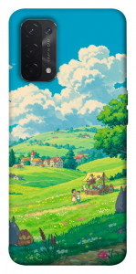 Чехол Miyazaki landscape для Oppo A54 5G