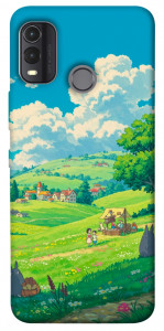 Чехол Miyazaki landscape для Nokia G11 Plus