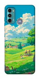 Чохол Miyazaki landscape для Motorola Moto G60