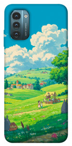 Чехол Miyazaki landscape для Nokia G21