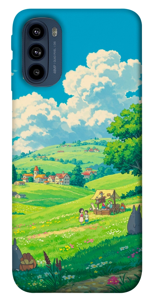 Чохол Miyazaki landscape для Motorola Moto G41