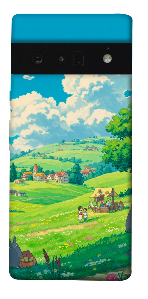 Чохол Miyazaki landscape для Google Pixel 6 Pro