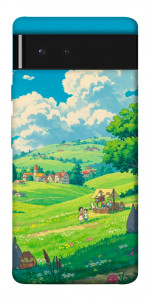 Чохол Miyazaki landscape для Google Pixel 6