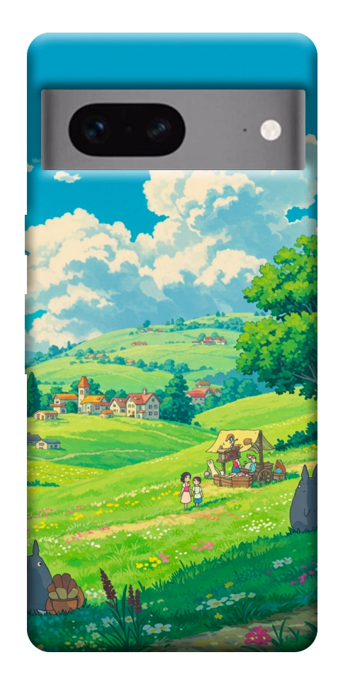 Чохол Miyazaki landscape для Google Pixel 7